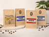Spiritus Sampler — four 5 oz bags: Lilacia, Spiritus Signature Blend, Aether, and a featured single origin