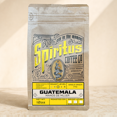 Guatemala Manos de Mujer 12oz kraft bag, Spiritus Coffee Co.