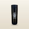 360 Traveler Tumbler with Spiritus serpent emblem, studio photo