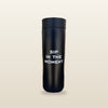 360 Traveler Tumbler, Sip in the Moment lettering, studio photo